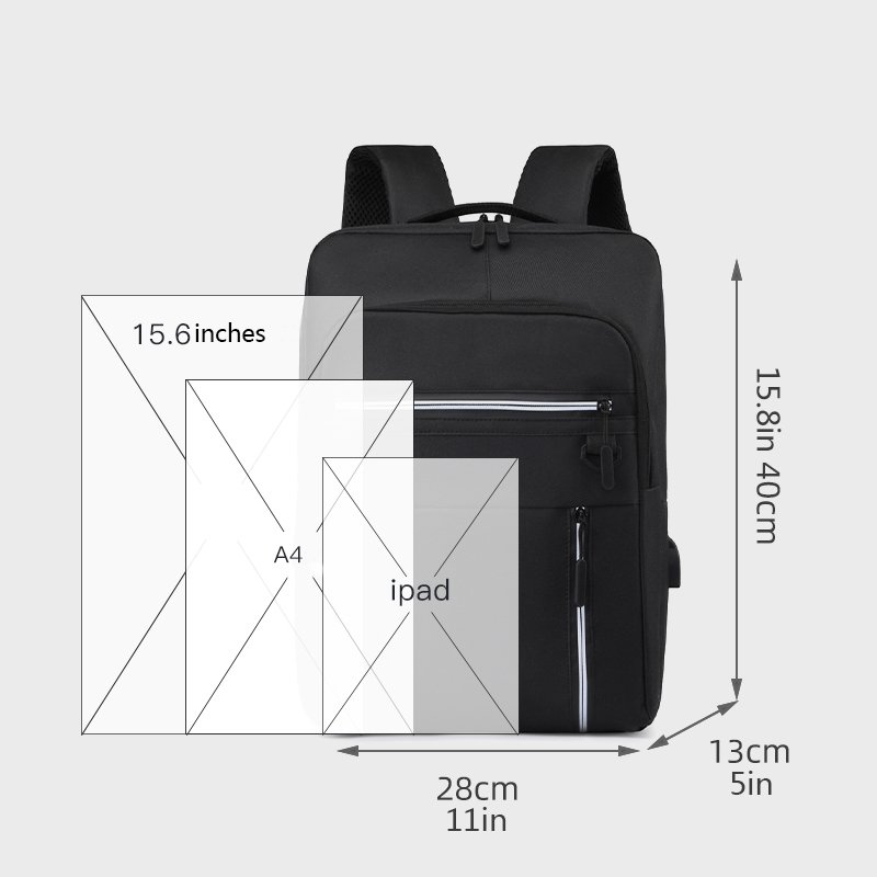 15.6 Inch Laptop Backpacks Bag for Men Waterproof Travel Bags Anti Theft Back Pack With Usb Port