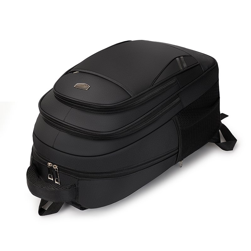 Large Capacity Waterproof Oxford Laptop Backpack Zipper Closure Custom Logo Casual Travel Daily Use Carrying Strap System School