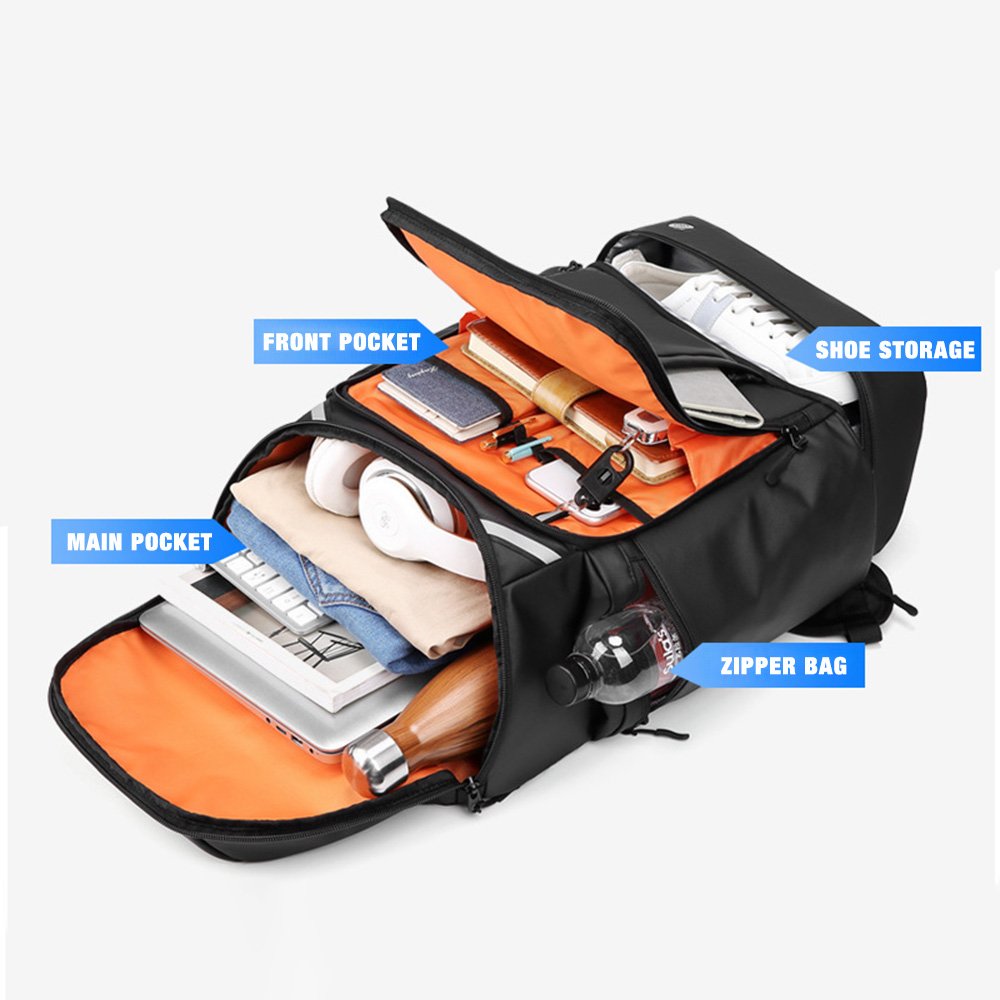 High Quality Multifunction Large Capacity Business Bag Waterproof Laptop Backpack with Custom Logo for Daily Use Travel