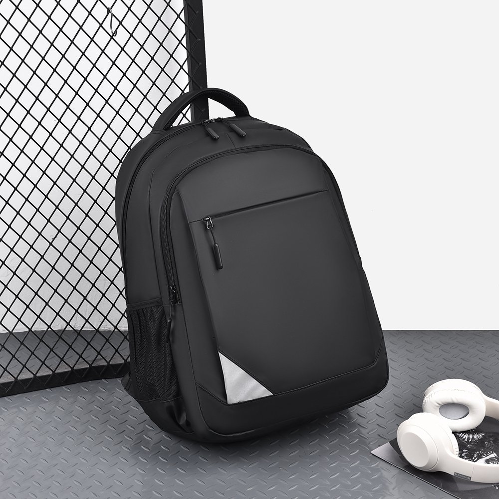 Custom Logo Business Style School Backpack Waterproof Nylon Leisure Student Laptop Bag College Men USB Charging Feature college