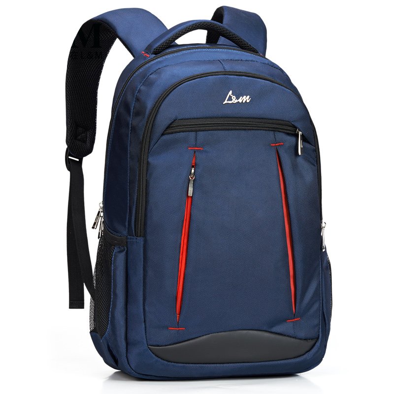 Travel Laptop Backpack With USB Simple Custom LOGO Business Laptops Backpack Waterproof College School Computer Bag Men Bag