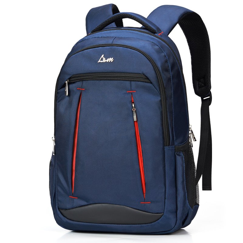 Travel Laptop Backpack With USB Simple Custom LOGO Business Laptops Backpack Waterproof College School Computer Bag Men Bag