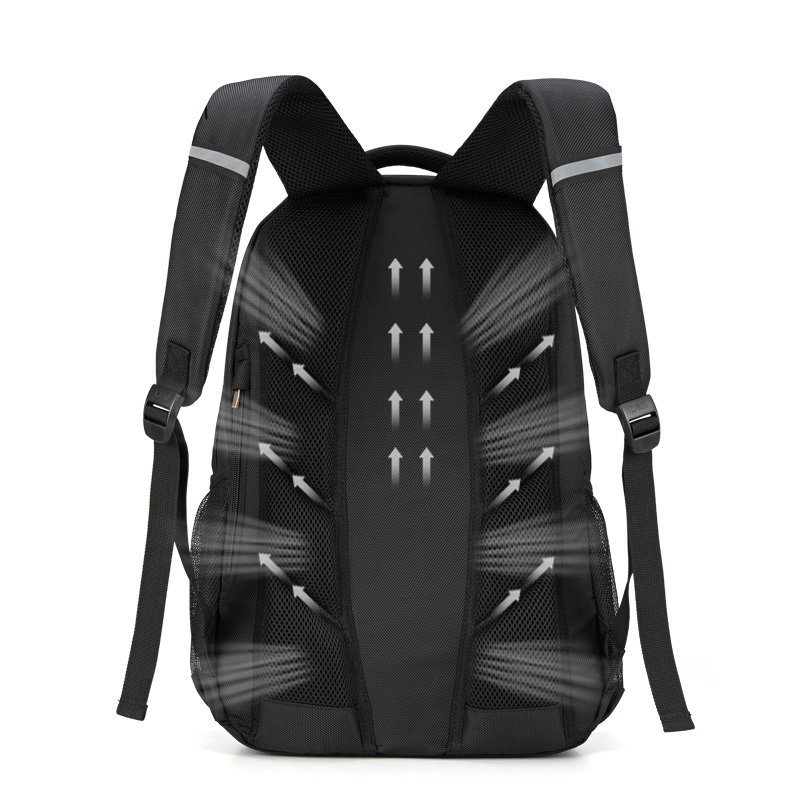 Travel Laptop Backpack With USB Simple Custom LOGO Business Laptops Backpack Waterproof College School Computer Bag Men Bag