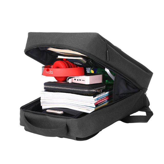 Custom smart laptop backpack usb charging notebook bags Polyester black nylon laptop backpacks school bags unisex custom logo