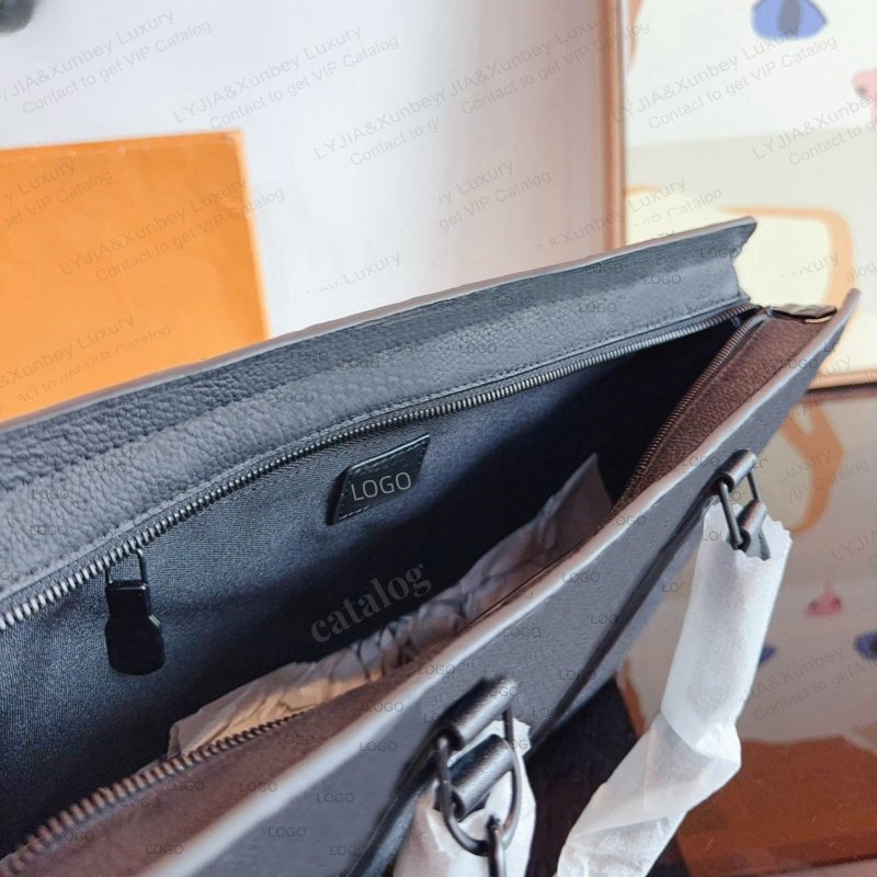 Genuine Leather Women's Business Laptop Leather Shoulder Bags Computer Desktop Bag