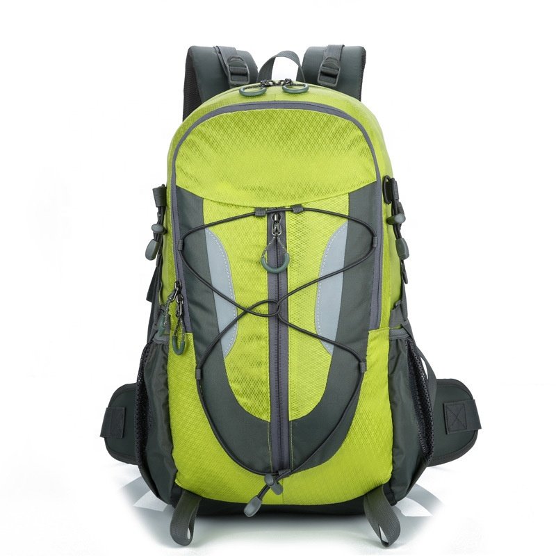 30L Waterproof Running Backpack Nylon Sports Bag Backpack Outdoor Travel Bags Daily Leisure Green Mochilas Hiking Rucksack