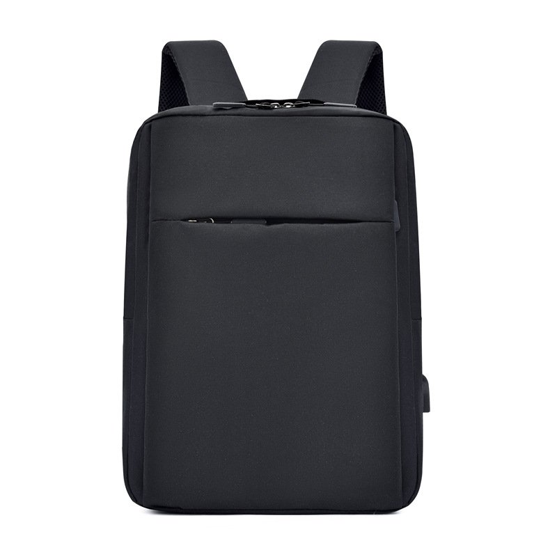 High quality custom logo waterproof black usb school bags unisex backpack laptop office computer bag laptop backpacks