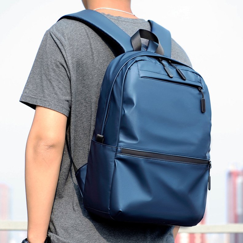 Custom logo men travel university sport large capacity waterproof bagpack laptop back pack bag Glossy Business backpack Hiking