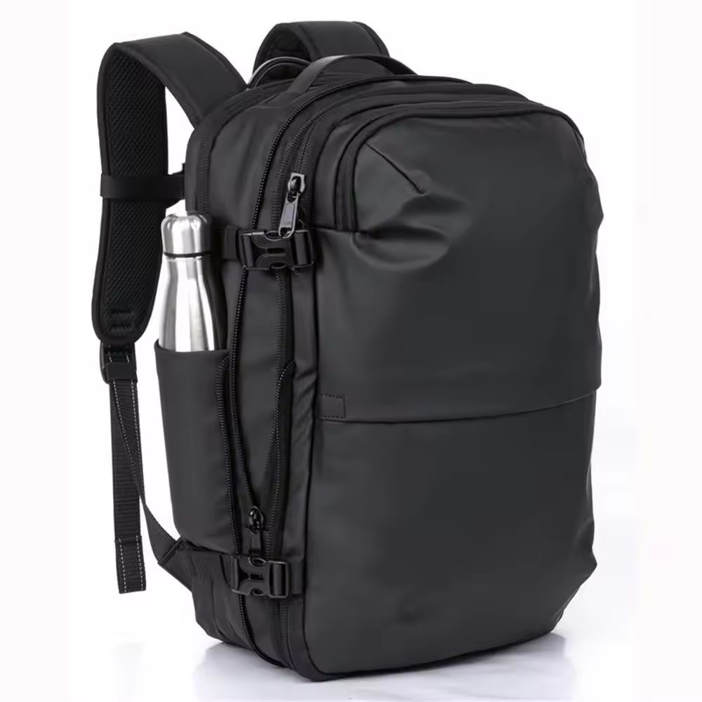 Vacuum Laptop Backpack with Vacuum Pump Airback Travel Backpack Anti-theft Backpacks Waterproof Bag Polyester Customized Male HY