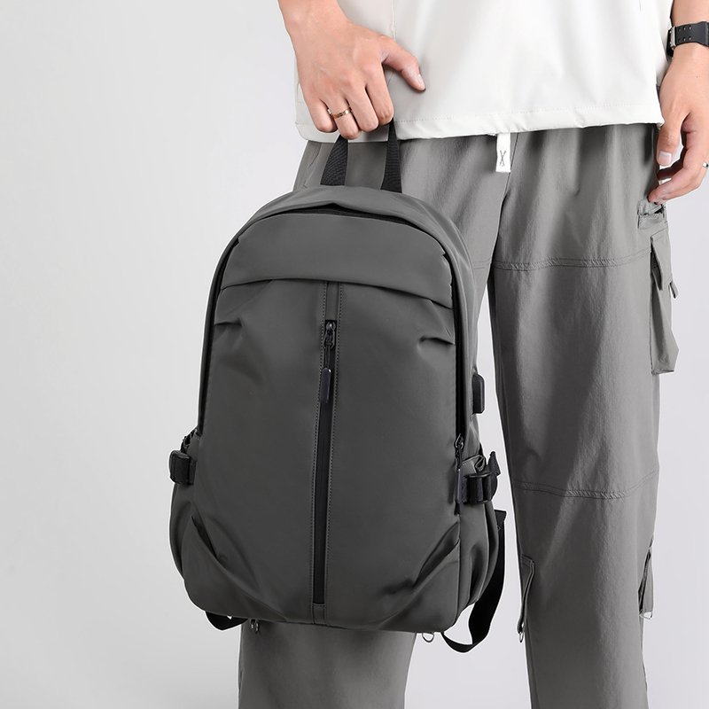 Boys' Large Capacity Lightweight Backpack Versatile and Waterproof Nylon Cloth Shopping and Commuting Bag for Students