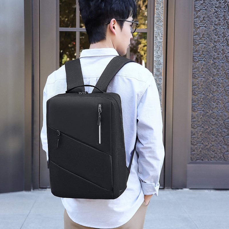 Unisex Large Capacity 3-in-1 Laptop Backpack with USB Port Waterproof Polyester for Men's Travel Outdoor & Office Use