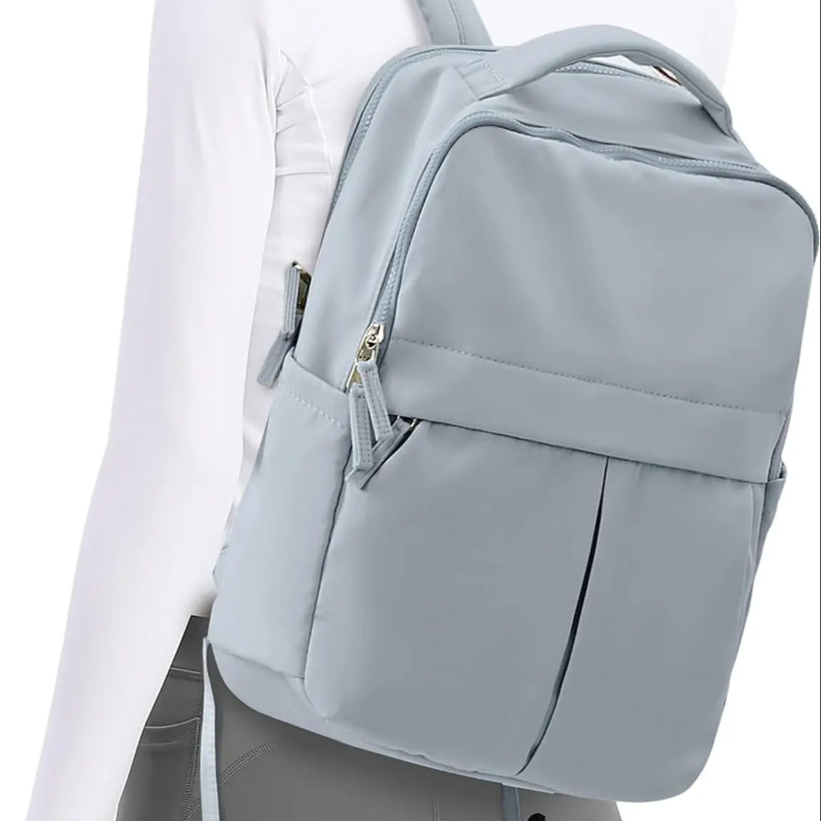 lulu bag Black 14-InchWork Computer Backpack with Laptop Women's Laptop Backpack