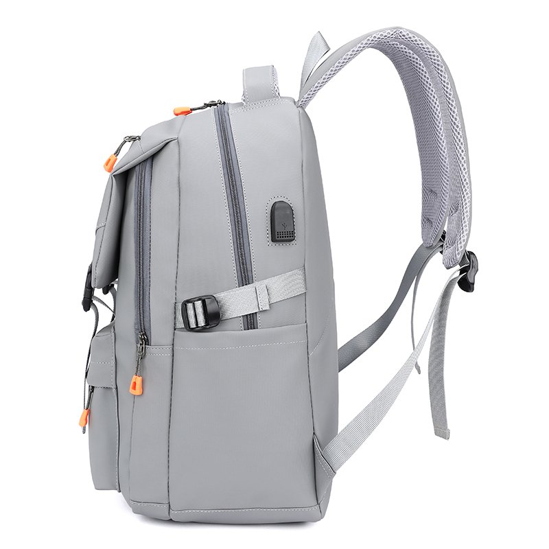Wholesale Waterproof oxford unisex casual simple laptop backpack customized student fashion backpack with USB