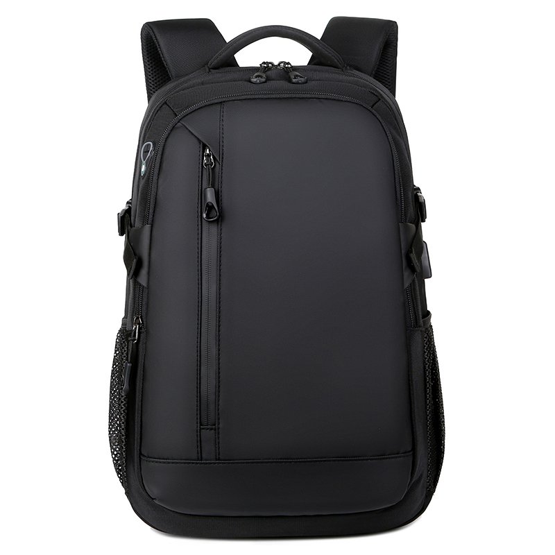 Wholesale Men Waterproof mochilas leather office school bagpack anti theft travel computer woman USB laptop bag backpack
