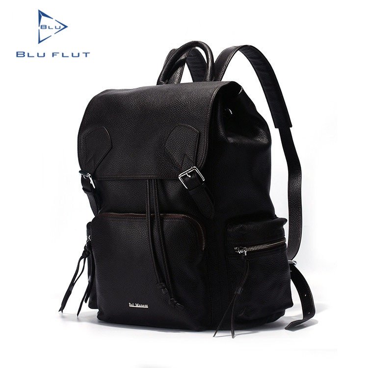 Bal manent Custom Genuine Real Leather Laptop Backpack custom leather backpack