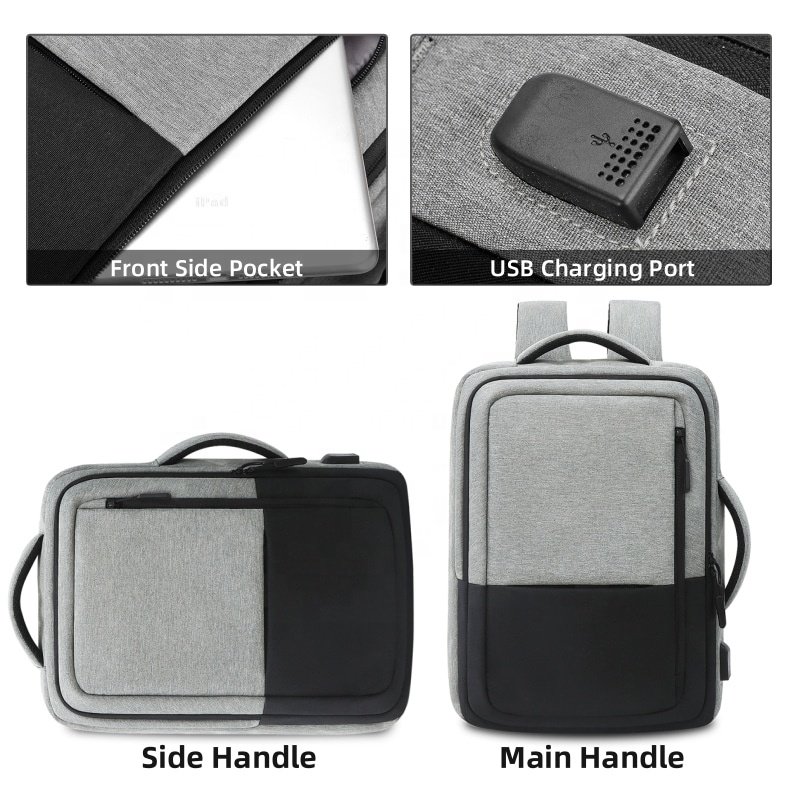 Wholesale Large Beg Bag Men's 16" Computer Bagpack Business Waterproof Laptop Backpack for Man Polyester OEM ODM Service Fashion