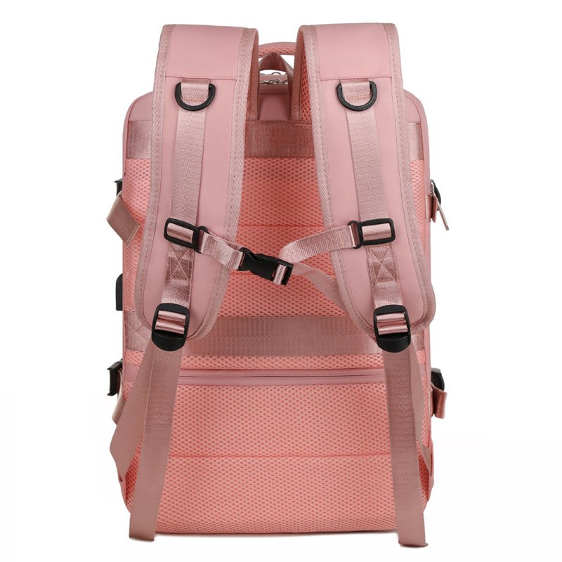 Stylish Unisex Durable Travel Carry On Backpack Expandable 15 Inch Large-capacity Business Laptop Backpack With USB Contacter