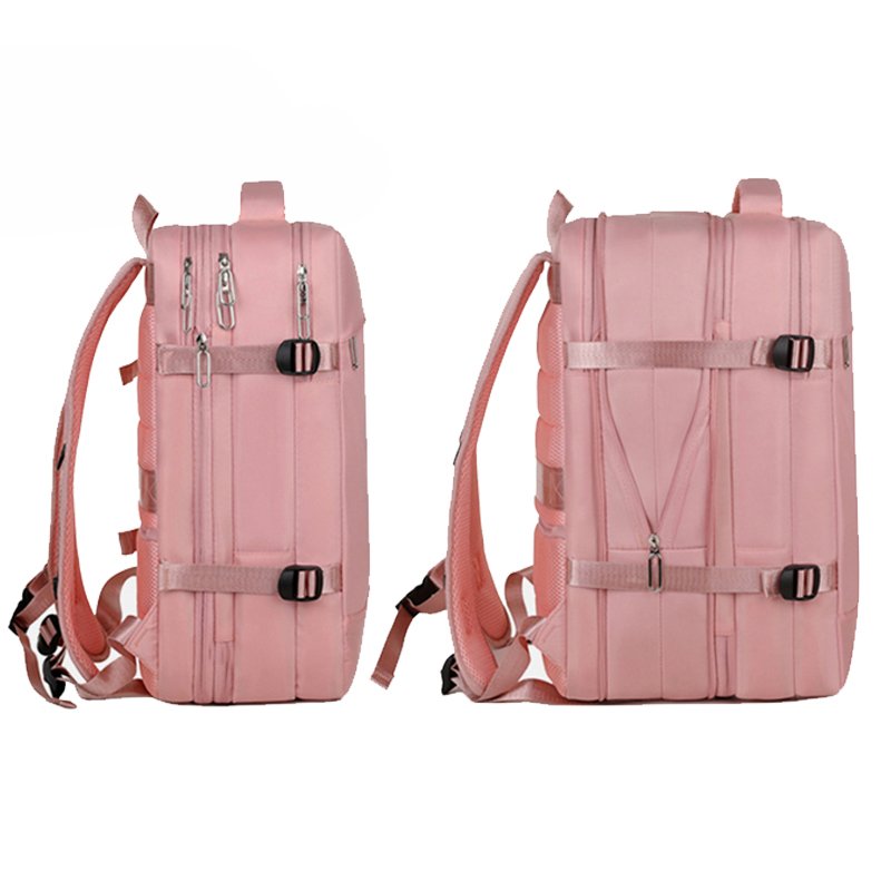 Stylish Unisex Durable Travel Carry On Backpack Expandable 15 Inch Large-capacity Business Laptop Backpack With USB Contacter