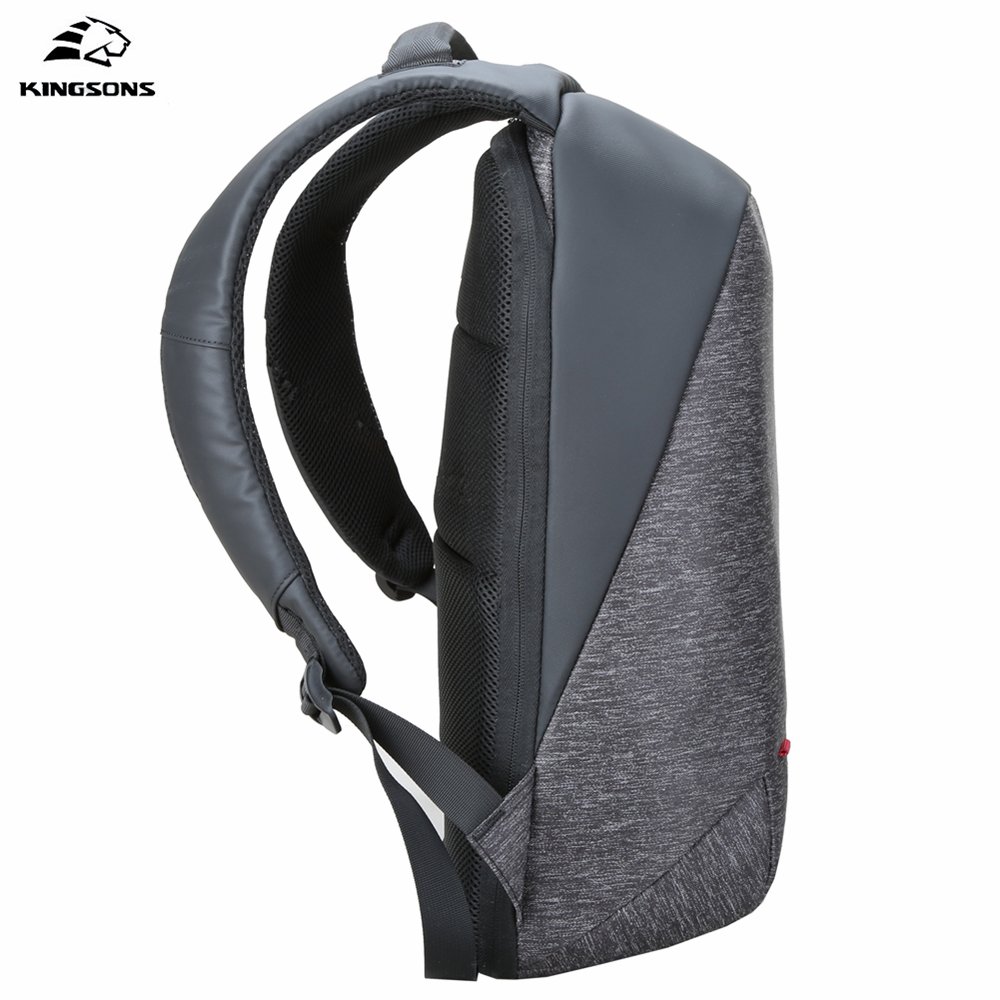 Kingsons men's business antitheft laptop backpack bag back pack antirrobo anti theft backpack with hidden zipper