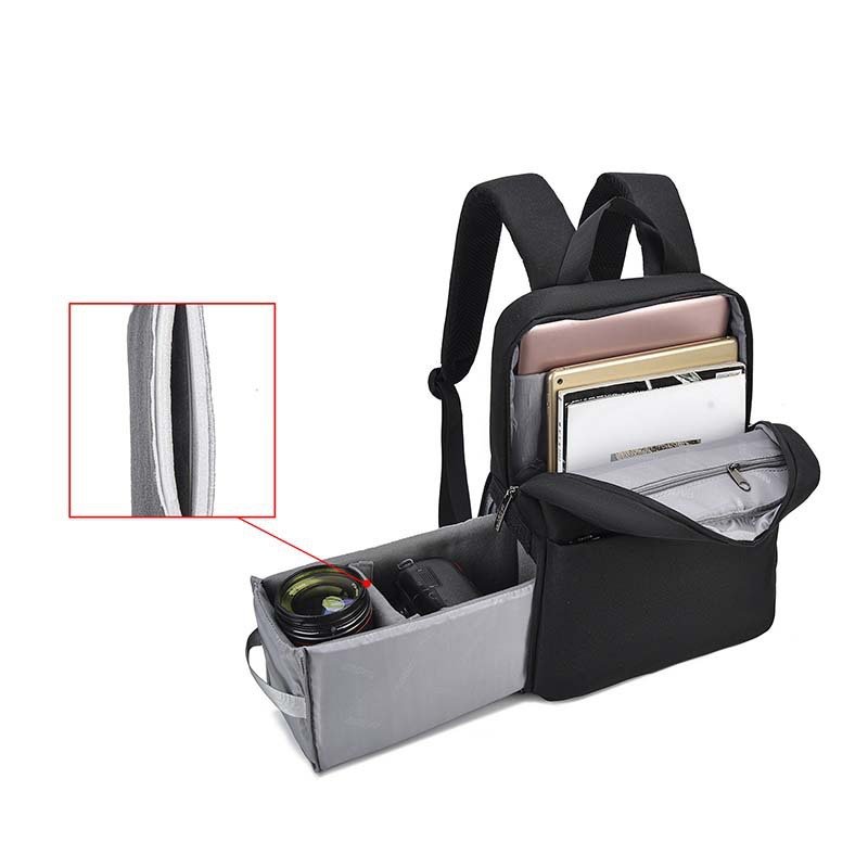 Caden L4 1.0 Large Fashion Laptop Camera Bag Waterproof Photography Travel Camera Case Camera Backpack with Tripod Holder
