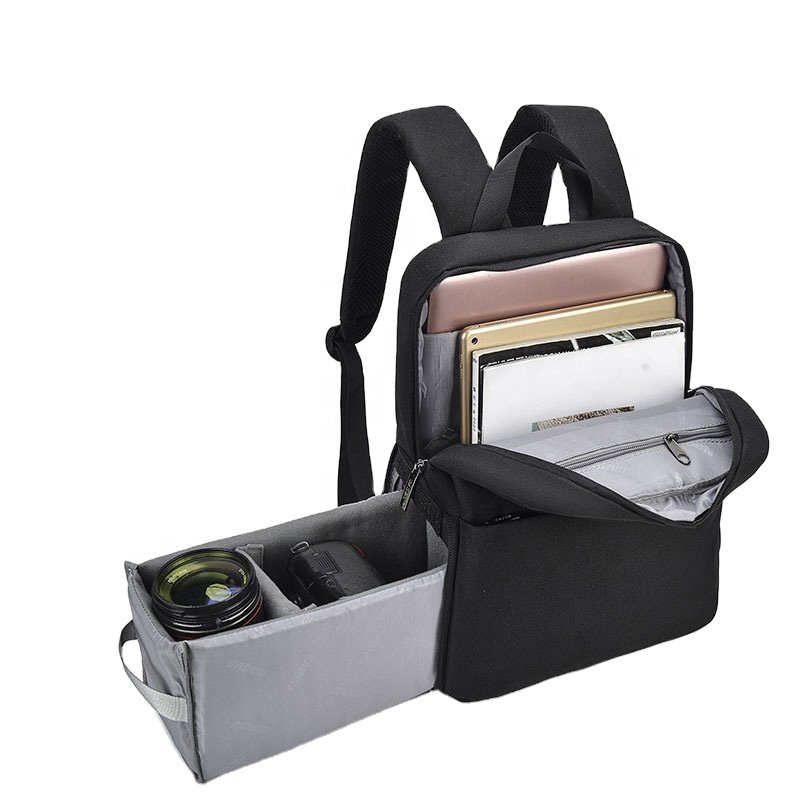 Caden L4 1.0 Large Fashion Laptop Camera Bag Waterproof Photography Travel Camera Case Camera Backpack with Tripod Holder