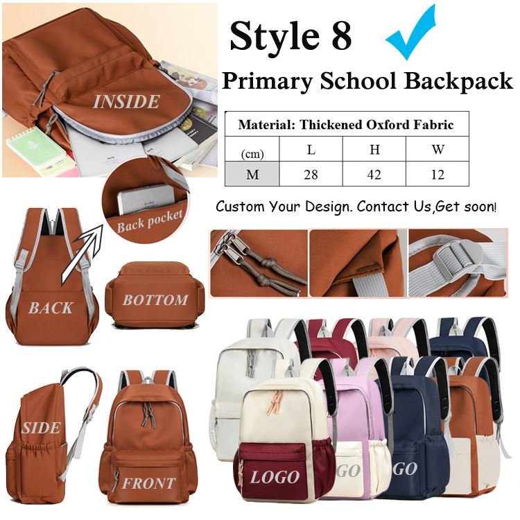 Custom Logo Waterproof Nylon Polyester Travel Laptop Backpack Customization Fashion Water