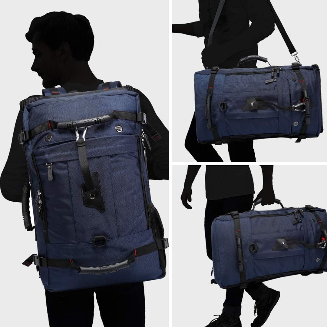 Durable Convertible 15.6 Inch Laptop Backpack Waterproof Tactical Outdoor Camping Travel Hiking Bag Men's Big Travel Duffle Bag