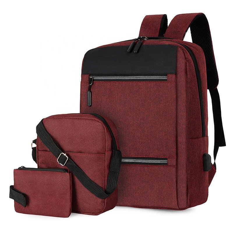 Laptop Mens Travel Rucksack Laptop USB Backpack Bag for Students School Bags Custom Logo Waterproof Polyester Oxford . Unisex