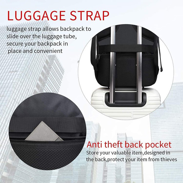 Travel Laptop Backpack Anti Theft Water Resistant Backpacks School Computer Bookbag with USB for Men Women College Students