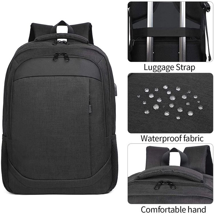 Travel Laptop Backpack Anti Theft Water Resistant Backpacks School Computer Bookbag with USB for Men Women College Students