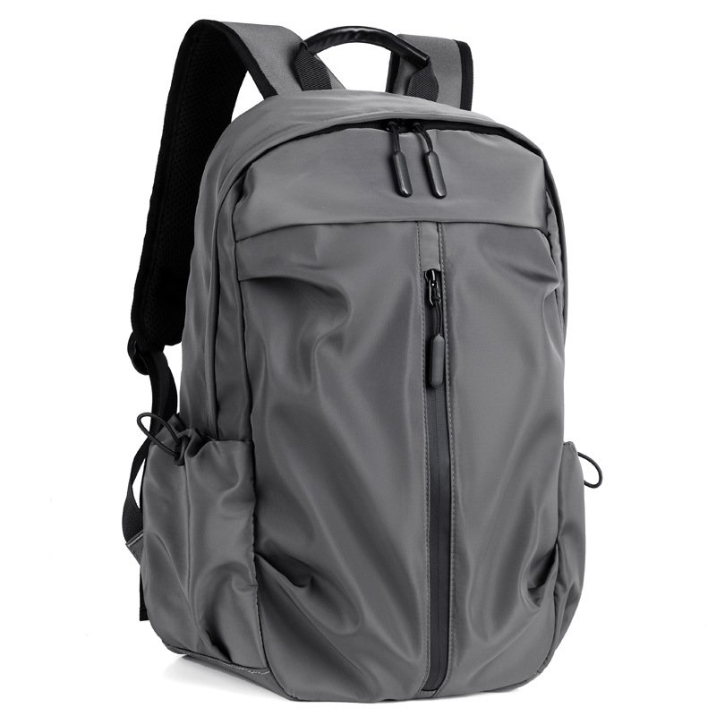 Computer Bag Student Backpack Laptop Backpack Bag New Men's Business Leisure USB Rechargeable Travel Polyester Blue Fashion