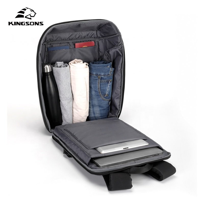 2022 Kingsons new arrival waterproof lifestyle college student school bag fashionable business laptop backpack for 15.6 inches