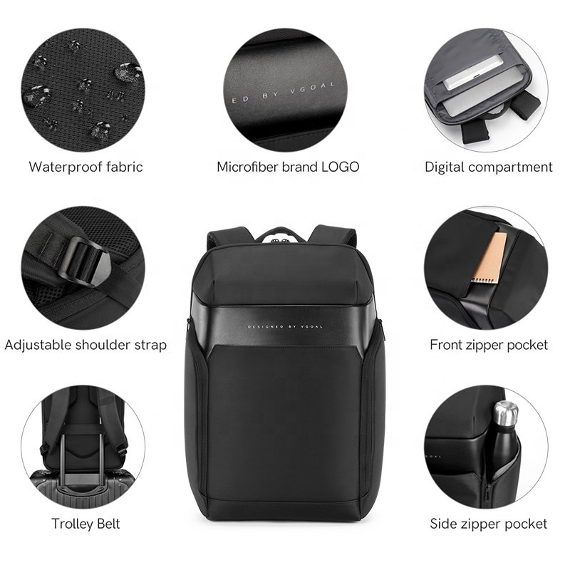 2022 Kingsons new arrival waterproof lifestyle college student school bag fashionable business laptop backpack for 15.6 inches