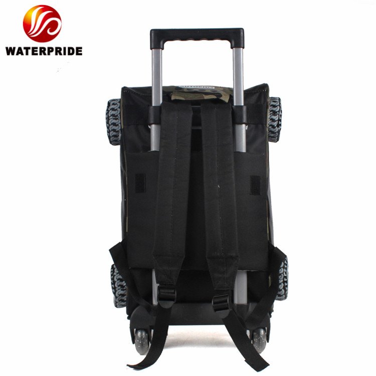 Wholesale School Bags Teens School Trolley Bags Camo Boy Waterproof School Backpack Polyester Camouflage Fashion Luggage Boys