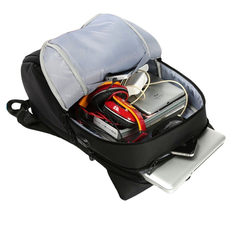 Outdoor Travel Hiking Anti Theft USB Charging Laptop Backpack