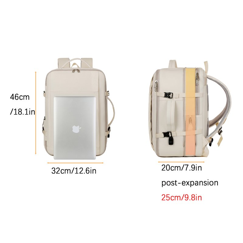 Unisex Multi-Function Anti Theft USB zipper Large Laptop Backpack New Business Travel Bag Comfortable Shoulder Straps Waterproof