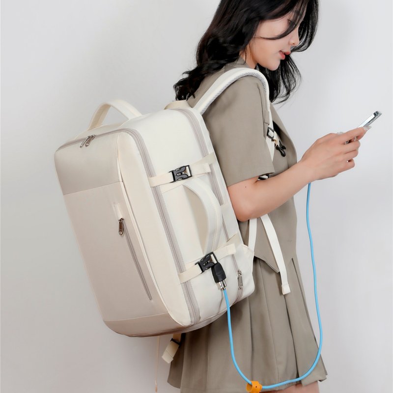 Unisex Multi-Function Anti Theft USB zipper Large Laptop Backpack New Business Travel Bag Comfortable Shoulder Straps Waterproof