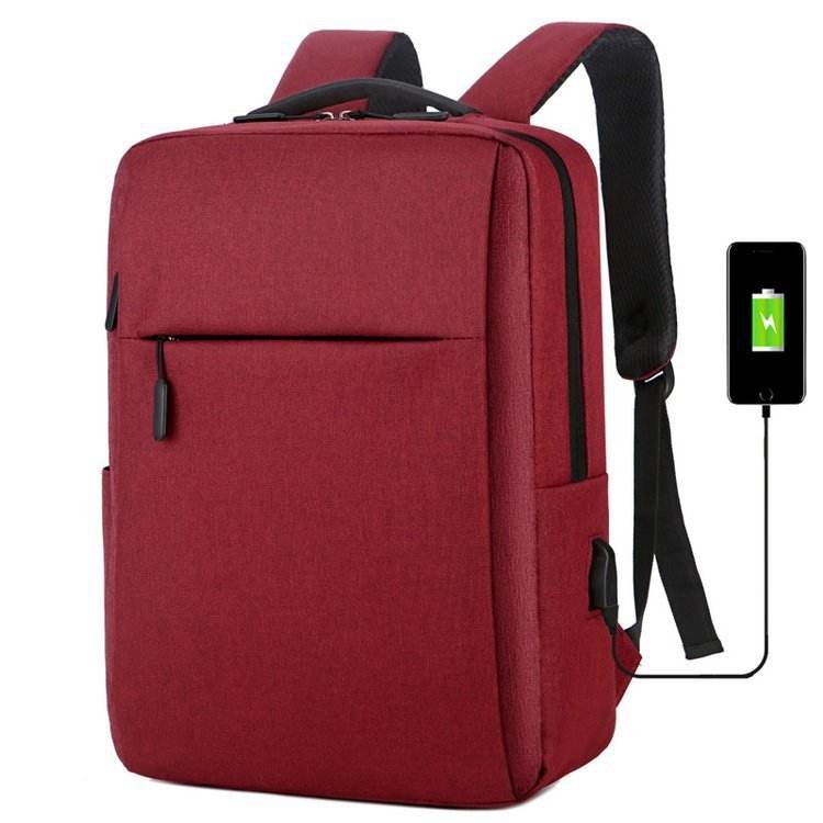 New Customizable Logo Gift Schoolbag Oxford Fabric Zipper Business Computer Backpack Laptop Bag