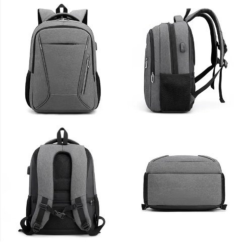 2024 New Business Casual Backpack Anti-theft Multifunction Waterproof With USB Charging Laptop Backpack Bag
