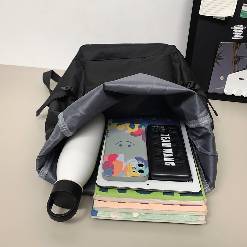wholesale men waterproof rolltop laptop backpack Custom Logo men Large-capacity business computer bag backpack