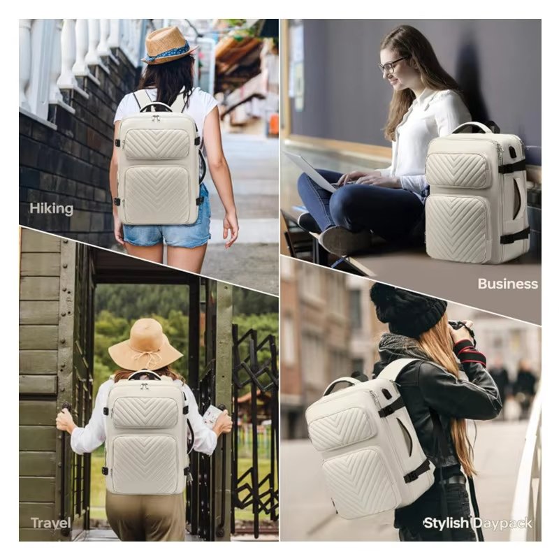 Factory Custom Outdoor Luggage High Quality Travel Business Backpack Bag Mens Extendable Laptop Backpack