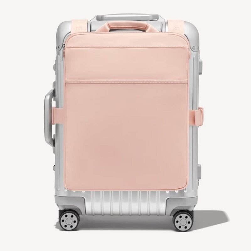 Pink Luxury Nylon Hanging Storage Bag Custom Waterproof Cabin Luggage Across Bag Harness Laptop Business Women Travel Bag 2025