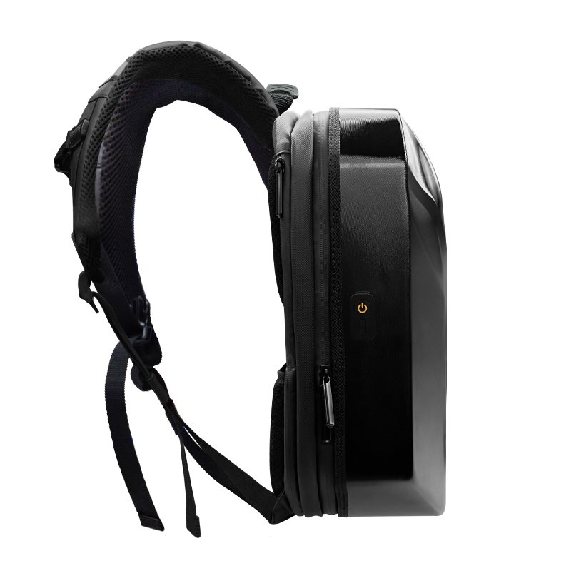 LOY LED Backpack Motorcycle Helmet Bag Hard Shell Large Capacity Waterproof Helmet Bag Laptop Backpack for Men