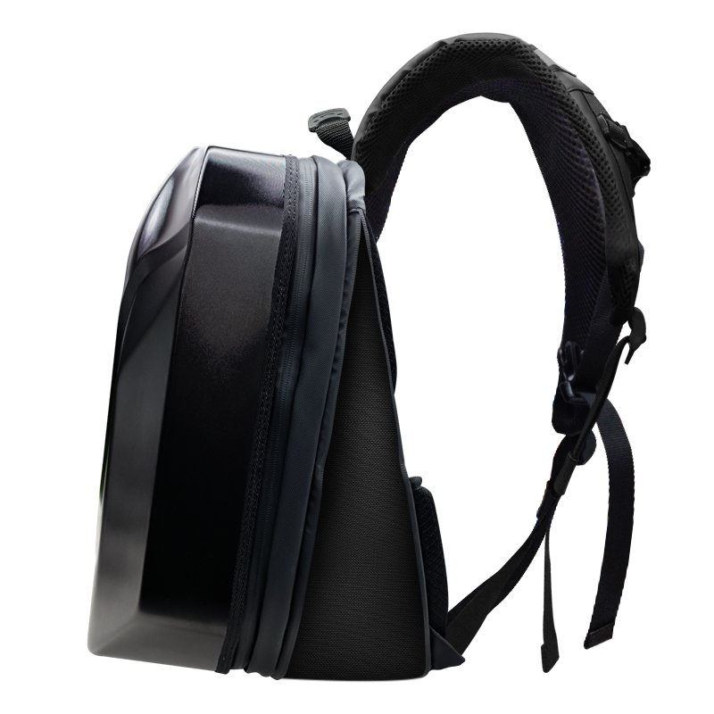 LOY LED Backpack Motorcycle Helmet Bag Hard Shell Large Capacity Waterproof Helmet Bag Laptop Backpack for Men