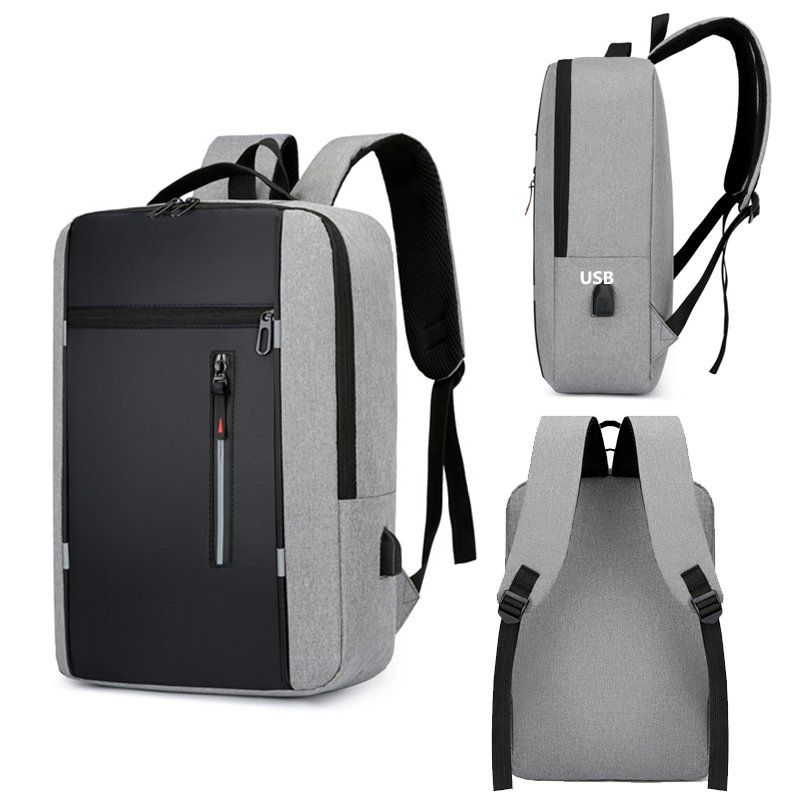 Unisex 15.6 Inch Waterproof Laptop Backpacks Large Capacity Packing Cubes Zipper Belt Men Women's Travel Carry Bags