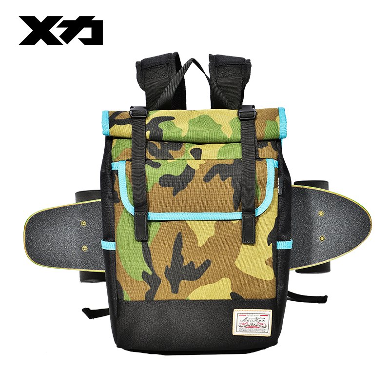 Customized logo polyester waterproof outdoor sports 12 inch laptop skateboard bag