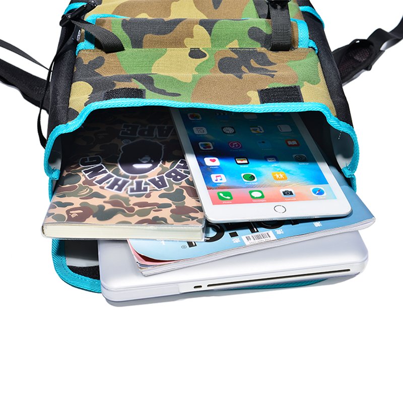 Customized logo polyester waterproof outdoor sports 12 inch laptop skateboard bag