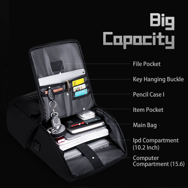 Arctic Hunter High Quality Waterproof Sac Homme Zaino Bags For Men Mochilas Laptop Rucksack Rolltop Backpack Bag
