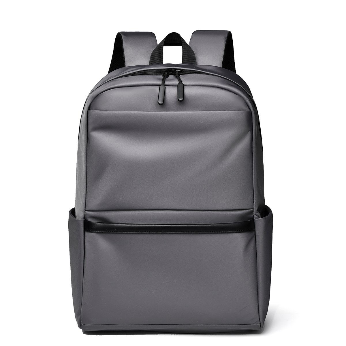 Casual fashion PU waterproof wear-resistant laptop backpack Men's backpack is suitable for going out to school and work
