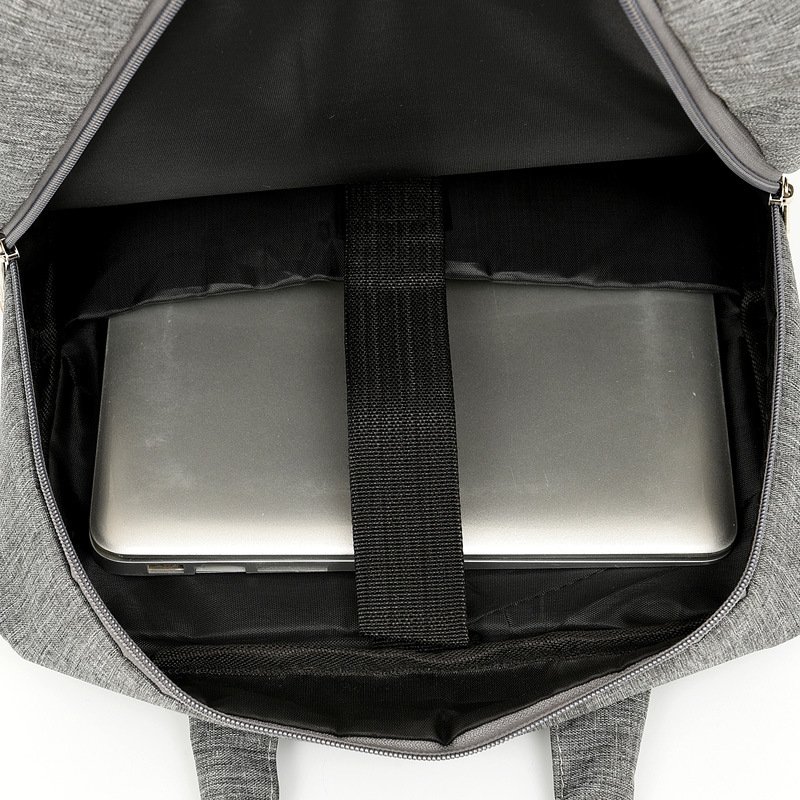 New Style Simple School Bookbags Customized Student Backpack Business Travel Laptop Backpacks with Usb Port Charging
